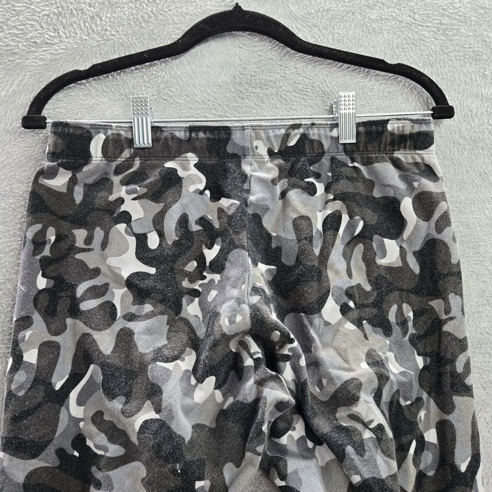 Nike Women Activewear Pants L Gray Leggings‎ Camouflage Logo 28